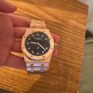 Watch with Black Dial